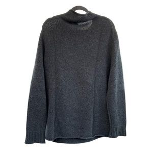 NakedCashmere nongender oversized cashmere sweater (1-size-fits-most). Charcoal.